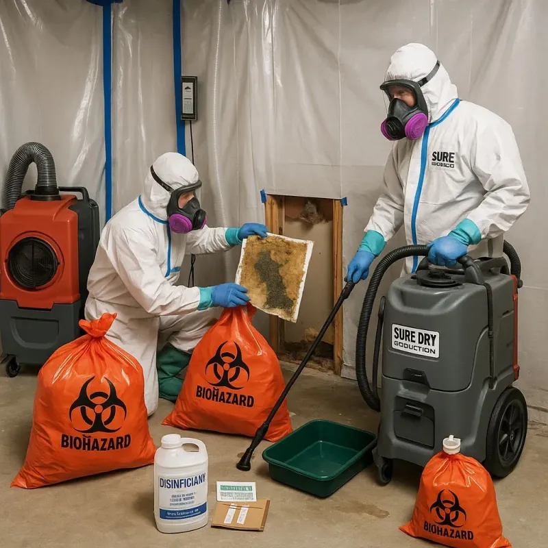 Contaminated Water Handling Protocols process in Brimfield, MA
